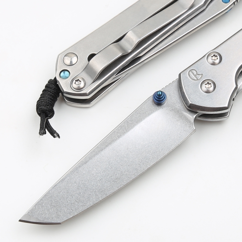 Nowy klasyczny Sebenza 21 małych noży Cr Składanie noża 5cr15Mov 58HRC Stone Wash Tanto Blade Stal nierdzewna Uchwyt Edc Pocket Gift Noży