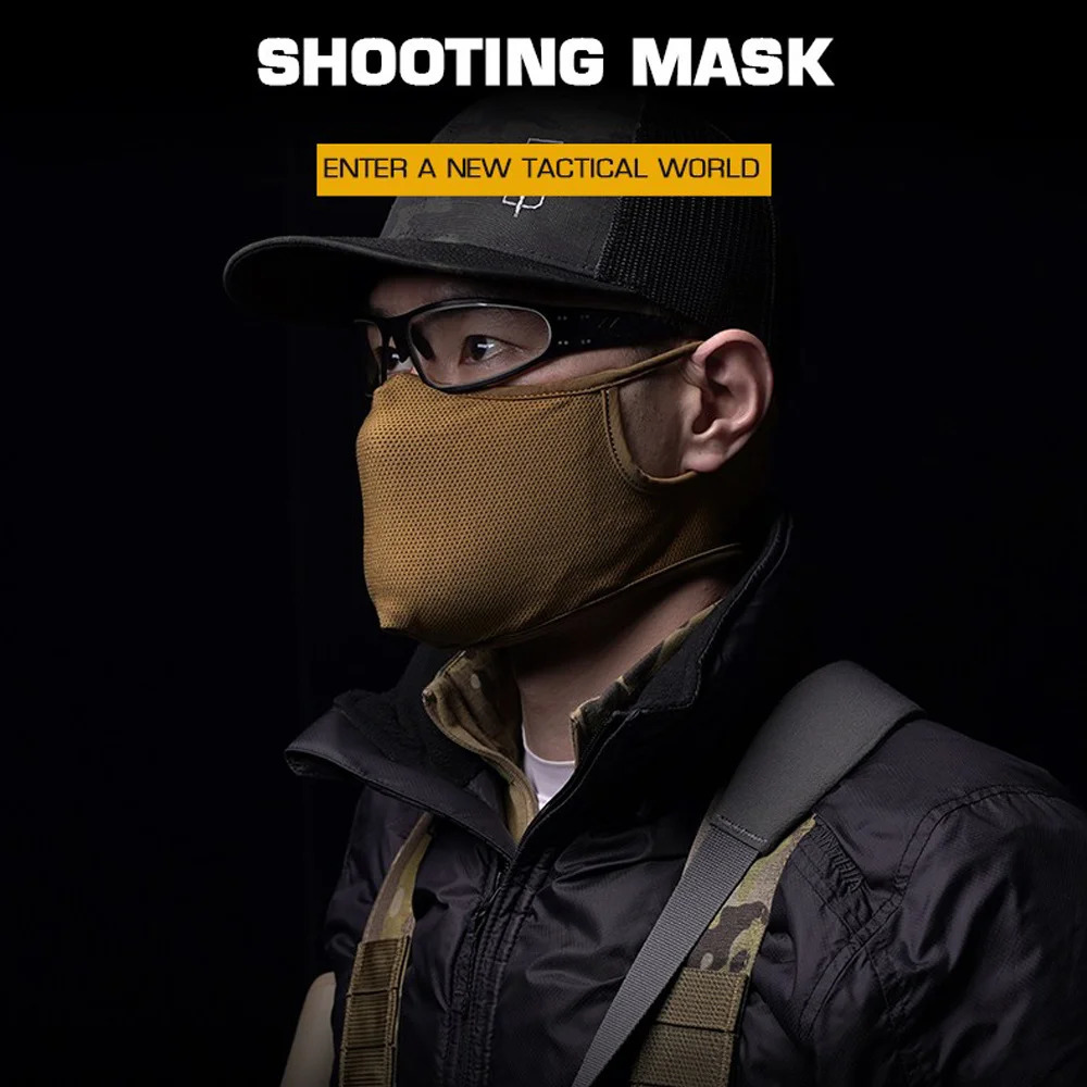 サイクリングキャップマスク戦術的な射撃ハーフフェイスバラクラバマスク