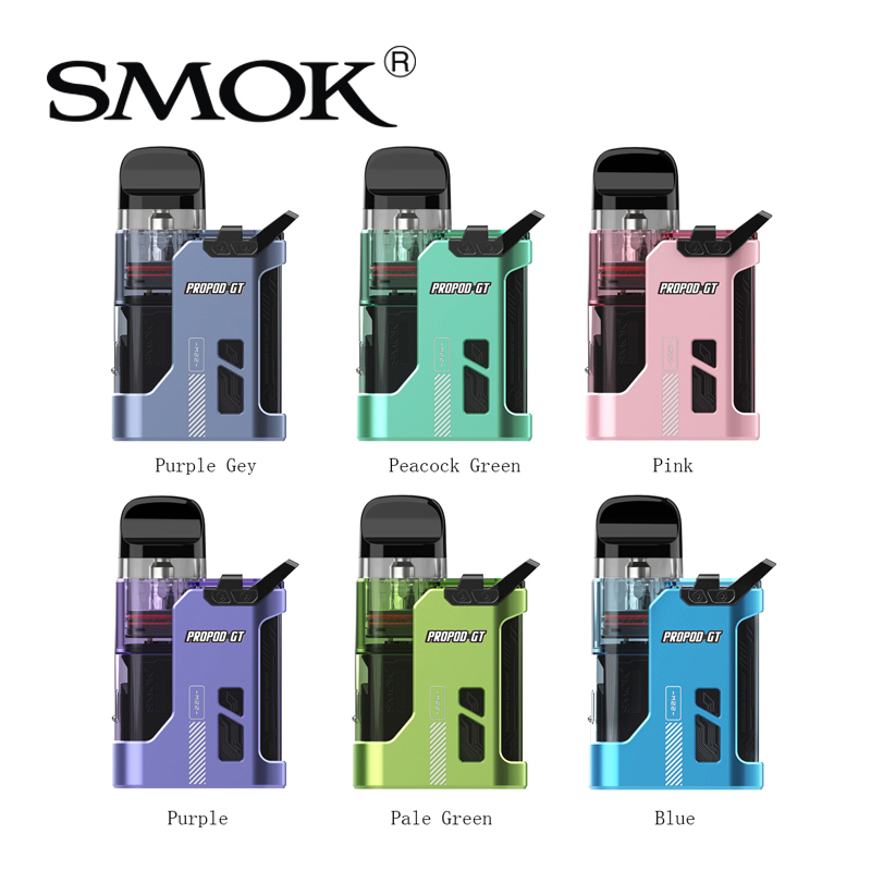 Smok Propod GT Kit 22W Vape Device Встроенный аккумулятор емкостью 700 мАч с 2 мл картриджем Novo 0,6 Ом 0,8 Ом Герметичная конструкция 100% аутентичность