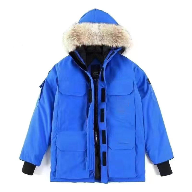 Men`s designer down jacket winter down jacket large fur hoodie clothing fashion classic coat women`s coat