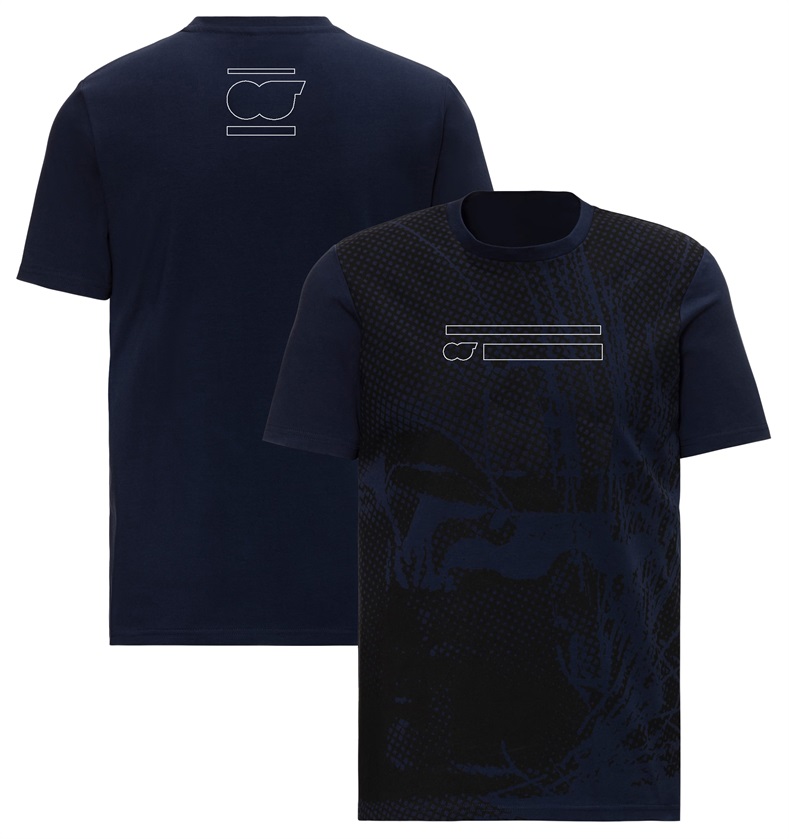 2023 F1 Formula One official with the same new hot-selling team clothes for men and women racing quick-drying T-shirts customized in summer with short sleeves.