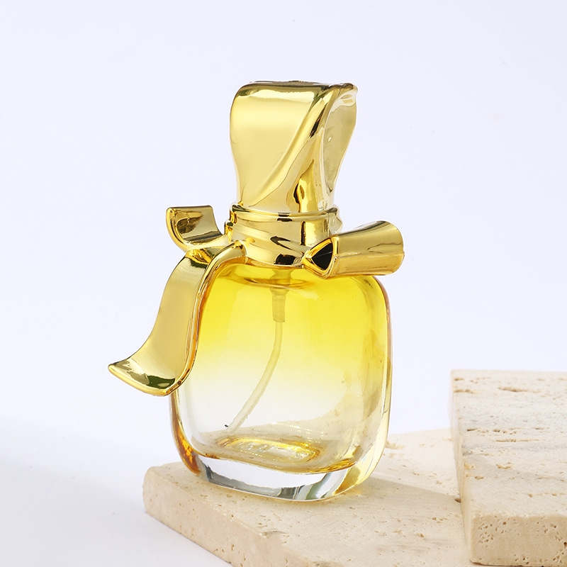 15ml Glass Perfume Bottles Bowknot Gradient Spray Atomizer Bow Portable Fragrance Fashion Lady Scent Pump Cases Refillable Empty Split Cosmetic Packaging Flasks