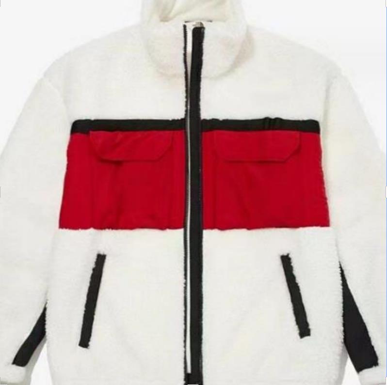Tasarımcı 2023 İlkbahar ve Sonbahar Dış Mekan Erkekler Polar Ceket Çift Taraflı Polar Kalın Rüzgar Geçirmez ve Sıcak Cardigan Palto Boyutu S -XL