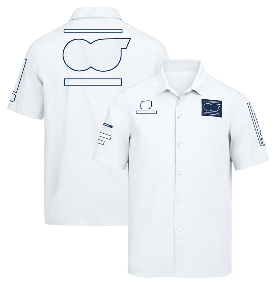 2024 New F1 Team Driver Shirt Formula 1 Racing Polo Shirt For Mens Casual Shirts Business Summer Long Sleeve Shirt Fashion Plus Size
