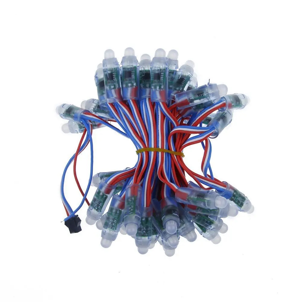 12V WS2811 Pixel Light RGB Full Color Diffuus Digitale LED Pixel Module String IP68 Waterdicht Individueel adresseerbaar