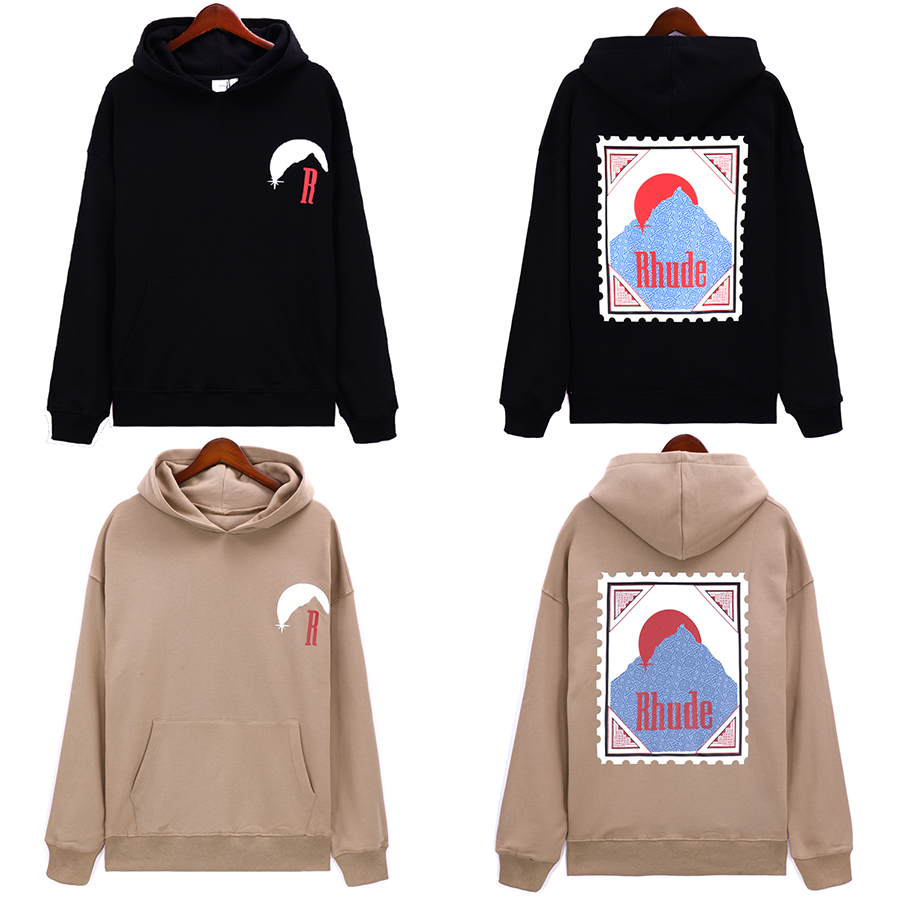 24SSデザイナースウェットシャツメンKhaki Hoody Hoodies Pulloverブラックフード付きジャンパーメンズ高品質のトップス