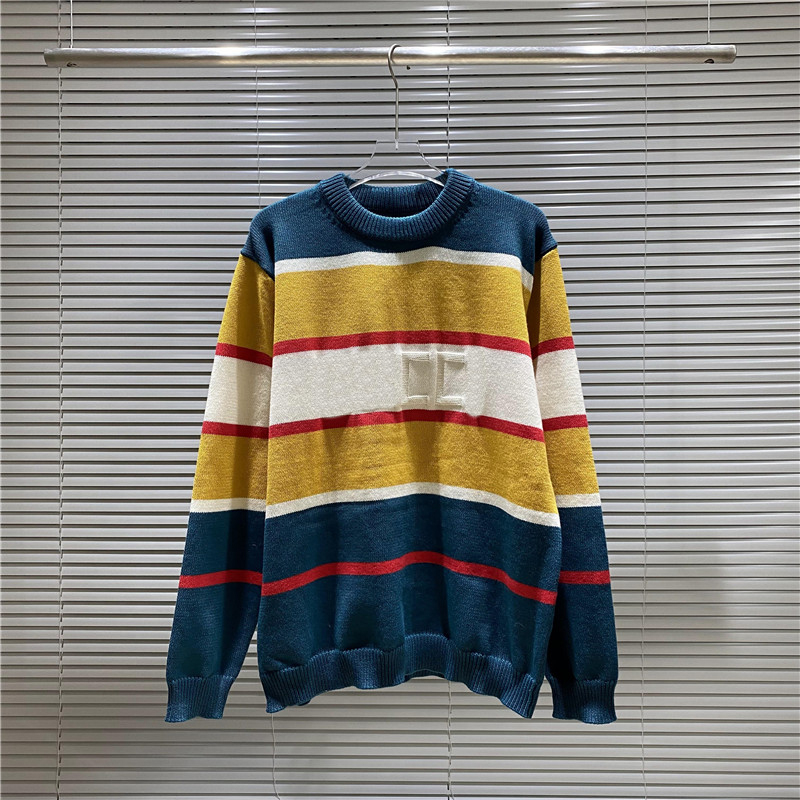 Pull à capuche en tricot à col rond pour hommes, pull chaud avec lettres imprimées, manches longues, vêtements longs en fourrure, sweat à capuche décontracté pour hommes, vêtements pour femmes, taille S-XXL