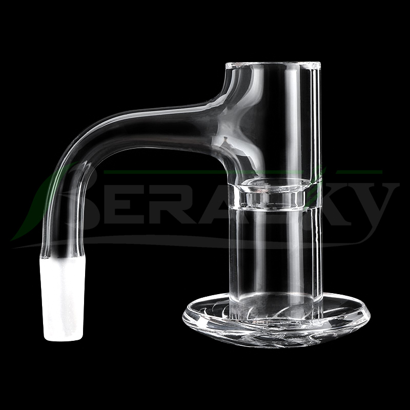 Beracky Smoking Full Weld Beveled Edge Quartz Blender Banger 22mm Honeycomb Terp Beads com Quartz Terp Pearls para vidro Bongos de água Dab Rigs Pipes