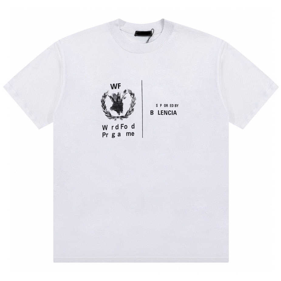 Camisa de camisa de designer feminina camisa de camisa diferenciando mercados de alta edição de verão Família unissex T-shirt de manga relaxada