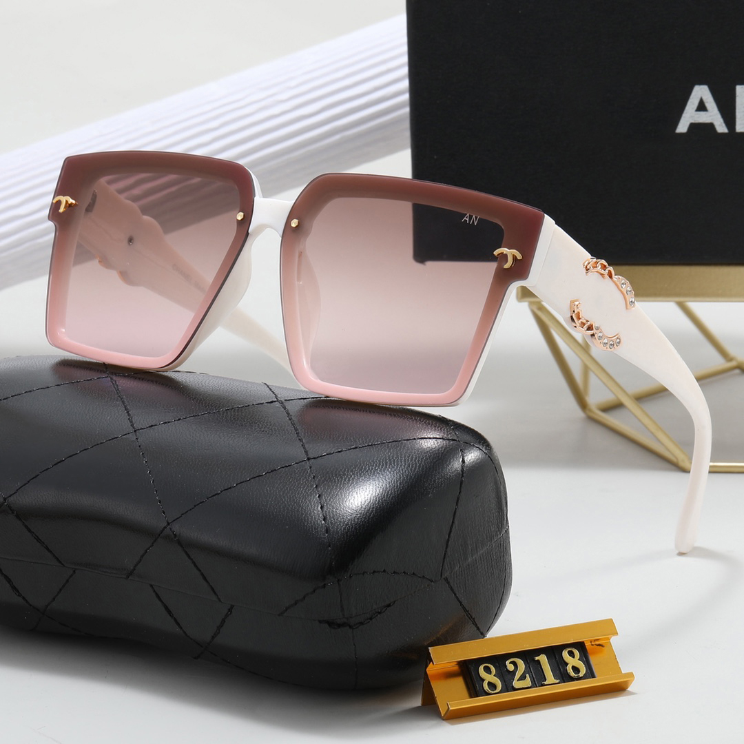 Designer-Sonnenbrillen für Damen, luxuriöse Mode-Sonnenbrillen, lässige Strand-Sonnenbrillen, Anti-UV-Sonnenbrillen mit großem Rahmen, trendige Sonnenbrillen