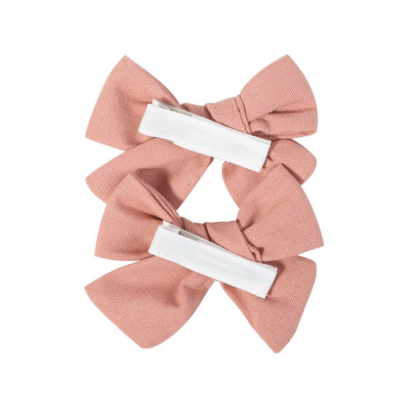 Fermagli capelli Bowknot fatti a mano con stampa dolce Neonate carine Fiocchi in cotone Barrette capelli Copricapo bambini Accessori capelli