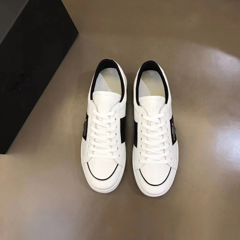 Berömda casual skor mode fluga block män som kör sneakers Italy vackert elastiskt band låga toppar vit svart gummiläder designer basket tränare box eu 38-45