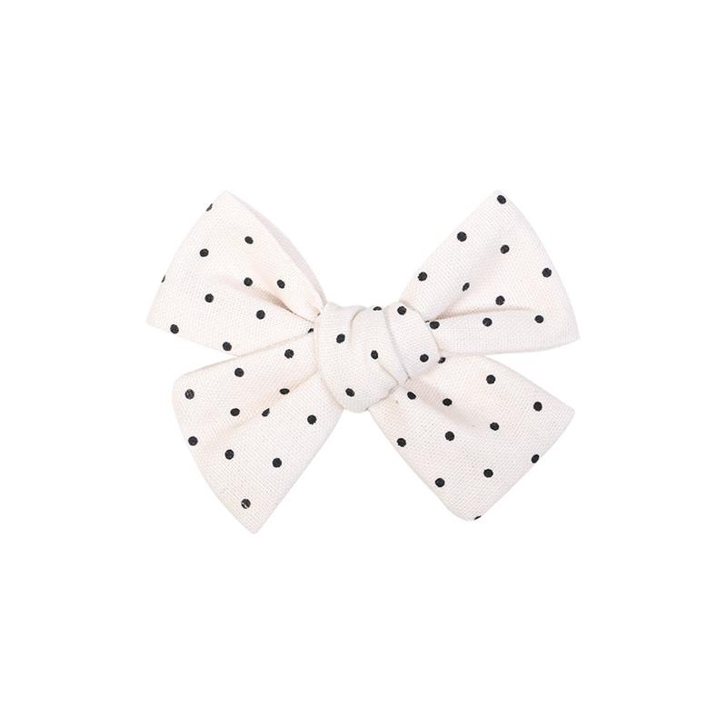 Fermagli capelli Bowknot fatti a mano con stampa dolce Neonate carine Fiocchi in cotone Barrette capelli Copricapo bambini Accessori capelli