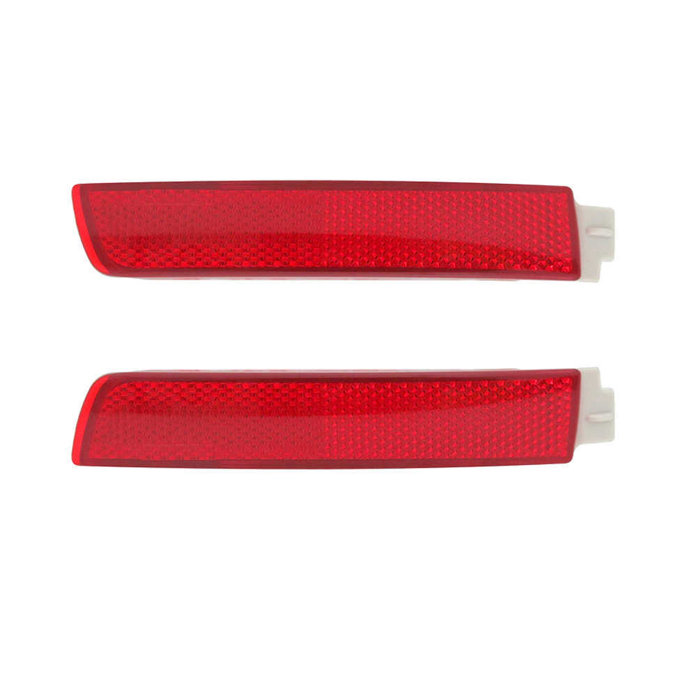 Réflecteur de pare-chocs arrière de voiture 2 pièces pour Nissan Sentra 2013-2018 265655C000 lentille rouge gauche + droite