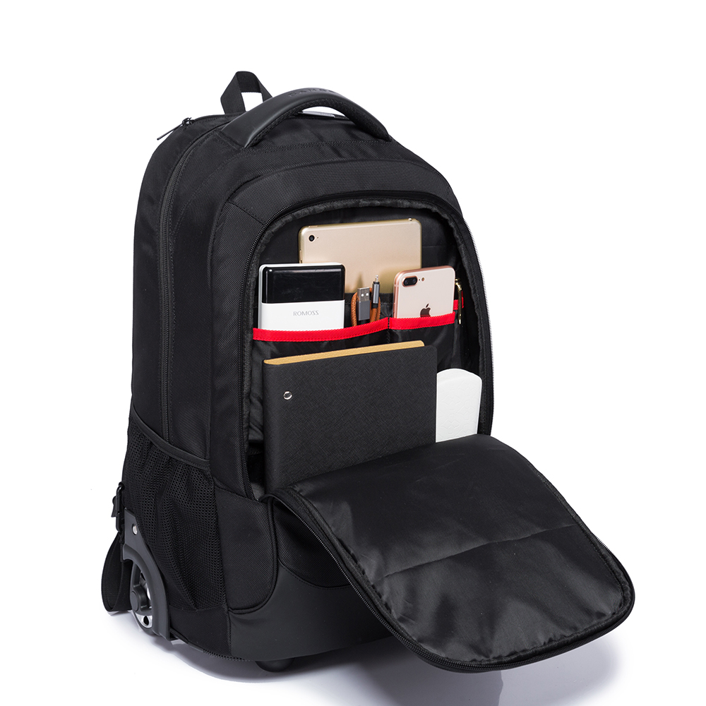 Zaino nero unisex borse valigie con ruote valigia designer HBP donna uomo espandere custodia computer visita borsa da viaggio zaini borsa da viaggio il fine settimana più giovane borsa Dhgate