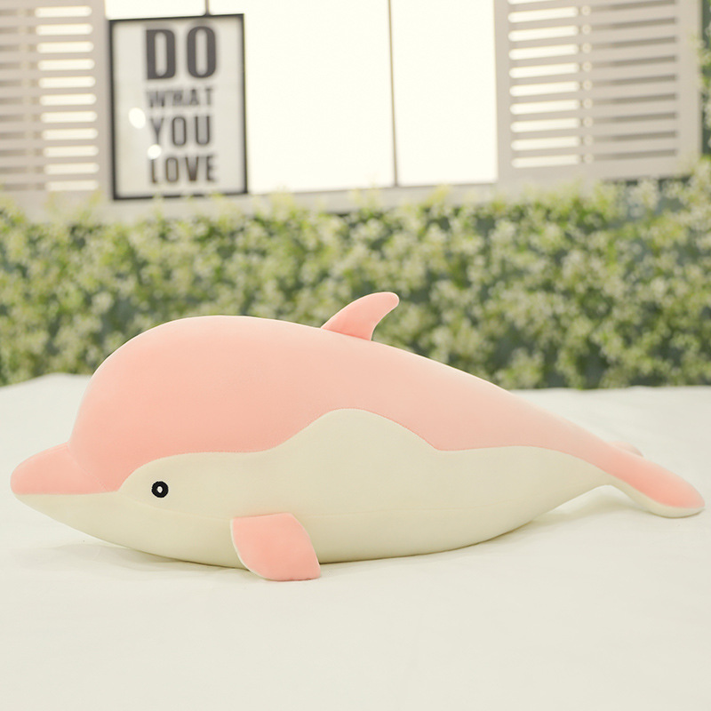 لعبة Plush Dolphin Dolphin Doll Aquarium Doll Dibly وسادة نوم الأطفال