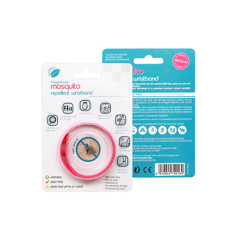 Ongediertebestrijding Mosquito Repellent Bracelet Siliconen Polsband Plant Essentiële oliemosquito Muggen Band voor kinderen Volwassenen