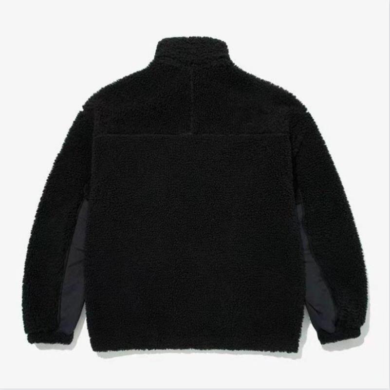 디자이너 2023 봄과 가을 야외 남자 양털 재킷 양면 양털 두꺼운 바람 방풍 및 따뜻한 가디건 코트 크기 S -XL