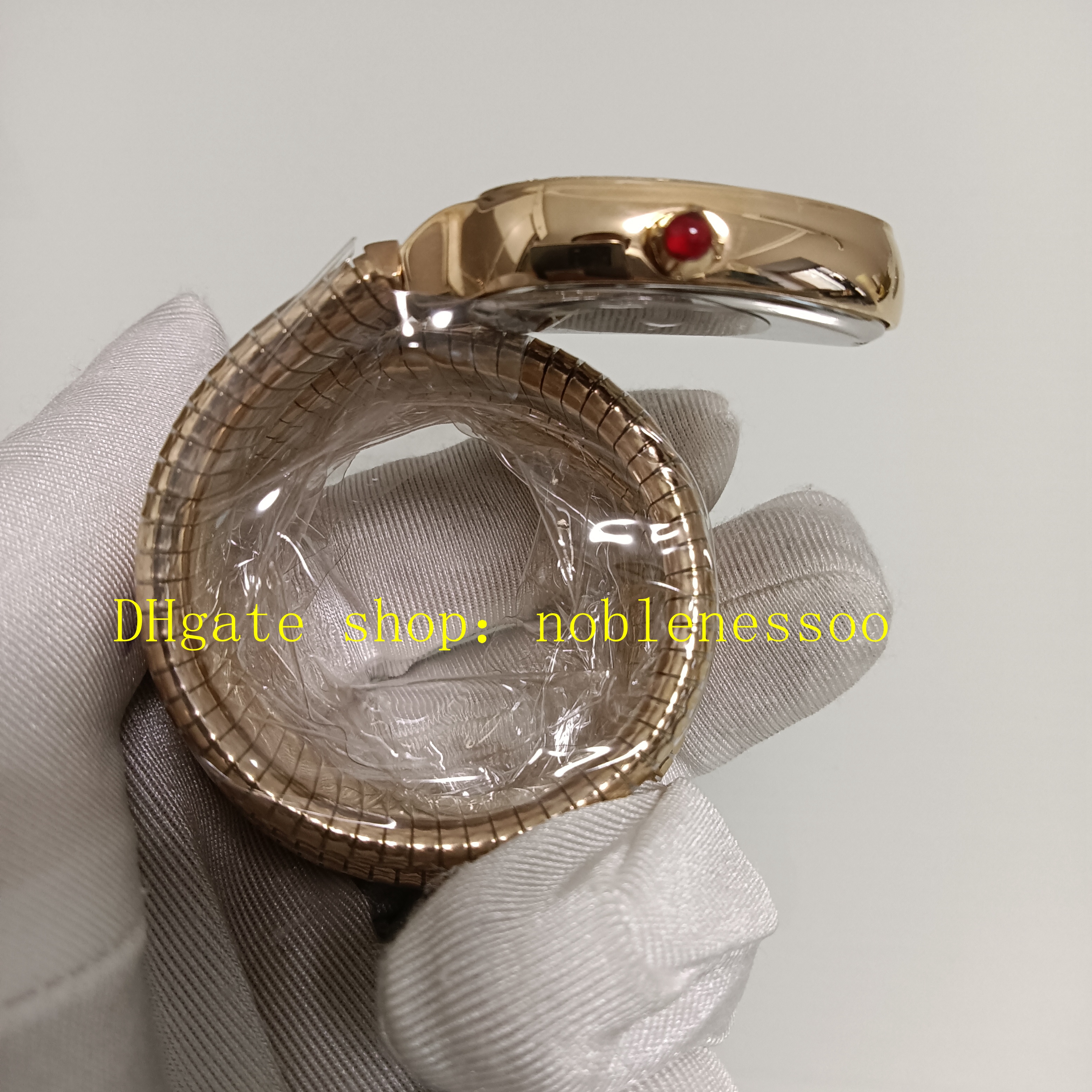 i signore con documenti in scatola orologi donne quarzo quadrante nero diamanti cornice tubogas serpenti 101911 abito casual oro rosa oro everose bracciale femminile w -2147483 9214817