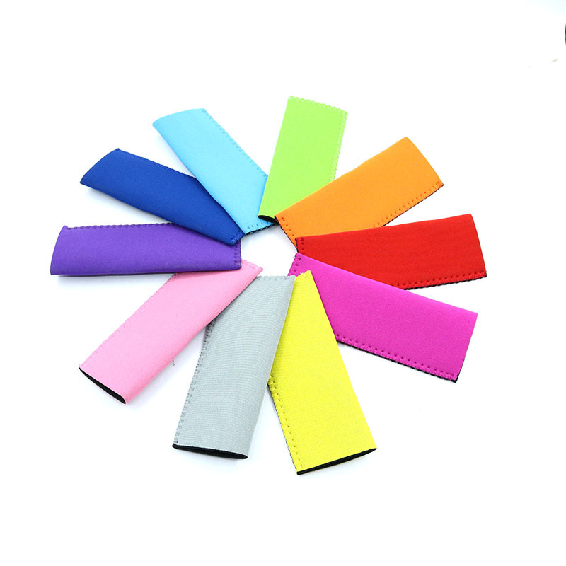 Neoprene Popsicle Cover Party Favor Solid Color Popsicle Protection Cover Antifreeze Hand Reusable