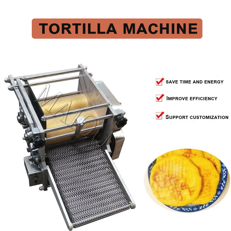Automatische Tortilla-Herstellungsmaschine. Kommerzielle Mais-Mexikanische Tortilla-Maschine