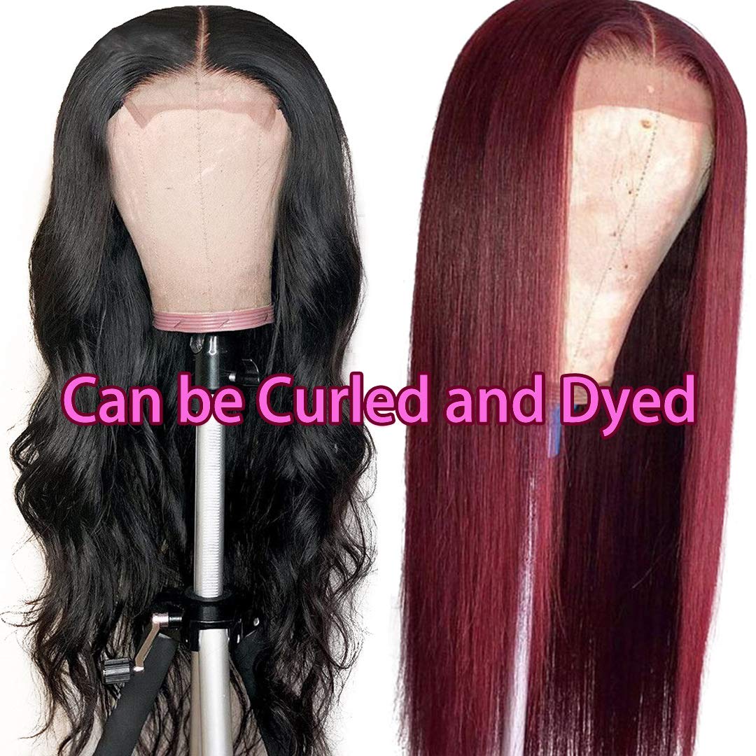 Silky Straight Lace Frontal Human Hair Wigs 4x4 5x5 6x6 7x7 13x4 13x6 360 Full Lace Wigs for Women Natural Color Pre Plucked Glueless Wigs