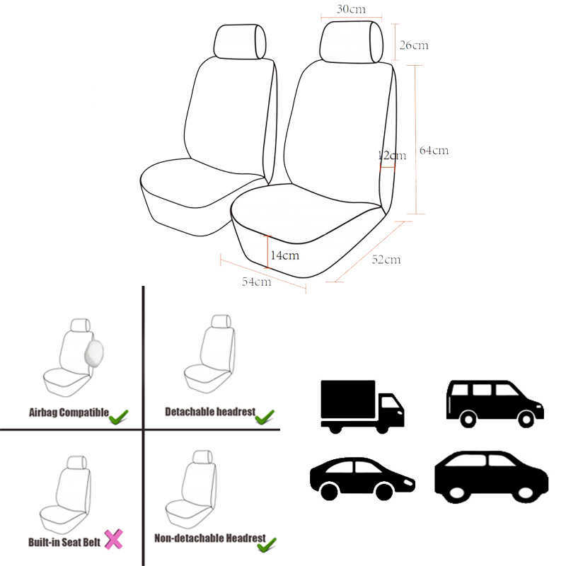 Neuer Upgrade-Autositzbezug aus Leder, Universalgröße, passend für die meisten Auto-SUV-Van-Rennsitze, Autositzkissenschutz