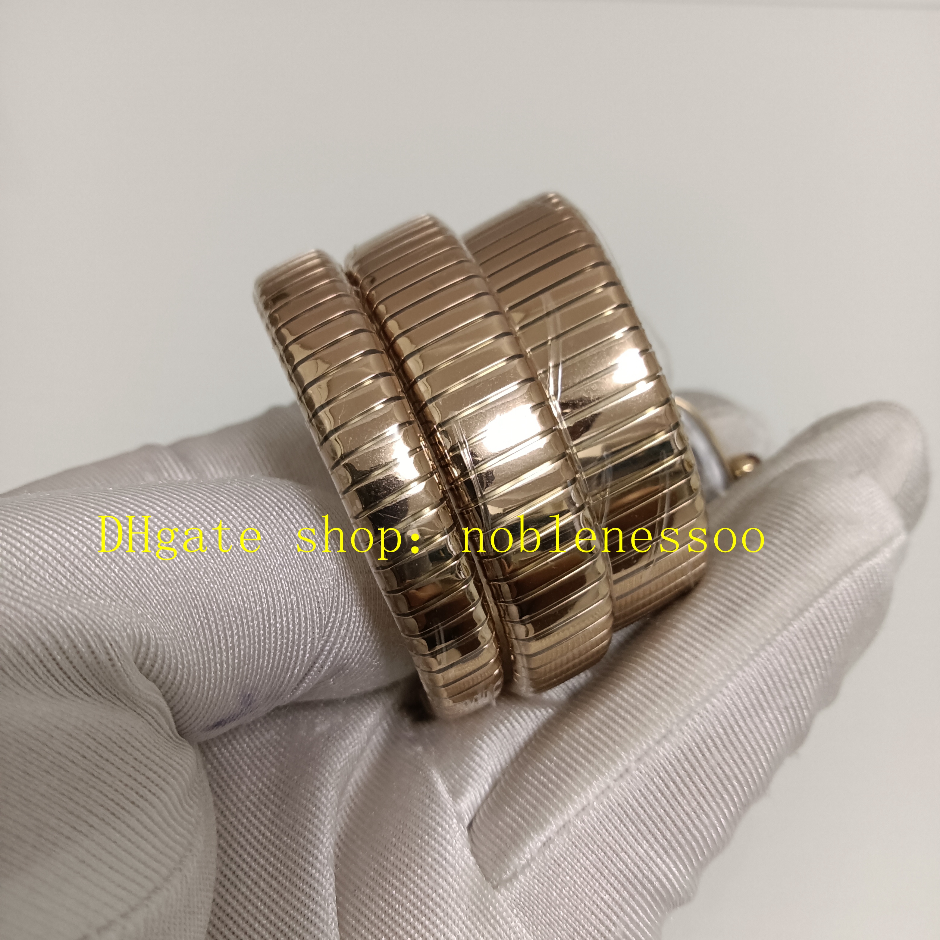 i signore con documenti in scatola orologi donne quarzo quadrante nero diamanti cornice tubogas serpenti 101911 abito casual oro rosa oro everose bracciale femminile w -2147483 9214817