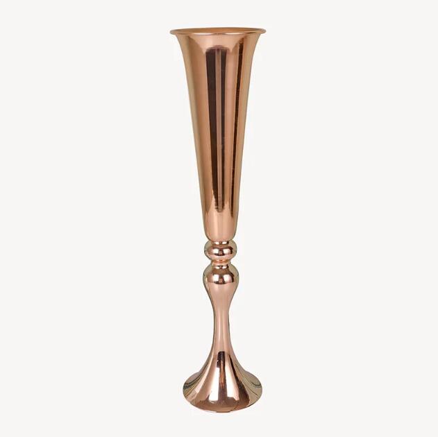 55/75/90 cm H smidesjärn Ljusstake Heminredning Bröllopsväg Fower Guide Bröllop Desktop Center Vase Christmol Decoration