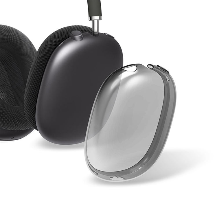 För maxhuvuden Tillbehör Acitorer Earphones Transparent Silicone Protective Computer Case Air Pods Pro hörlurar Bord Täck Present Lokal lager kinesiska