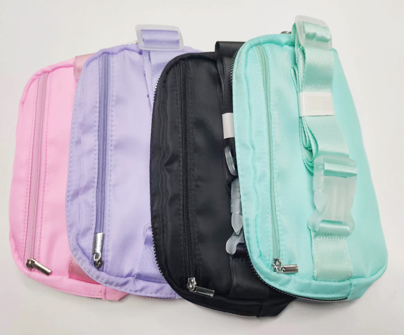 Cosmetic Bags Women Men Nylon Plain Large Capacity Waterproof Protable Makeup Bag Mix Color