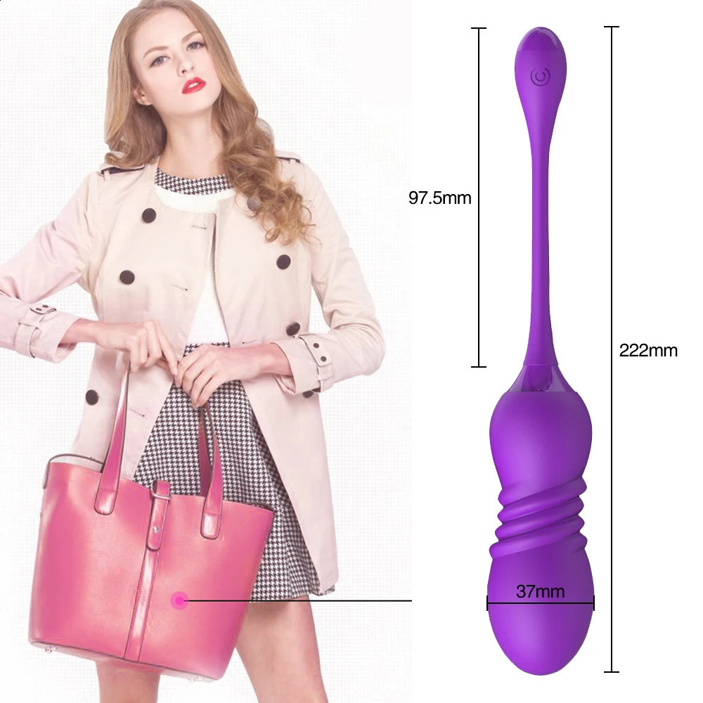 Jouets pour adultes vibrateur télescopique pour femmes boule vaginale télécommande oeuf vibrant stimulateur clitoridien Massage du point G balle gode vibrateur 231030