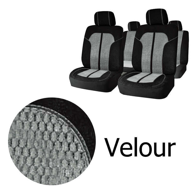 Nouvelle housse de siège de voiture universelle en velours Anti-froid accessoires de voiture intérieur 9 pièces adaptées à la plupart des pistes de SUV VAN de voiture