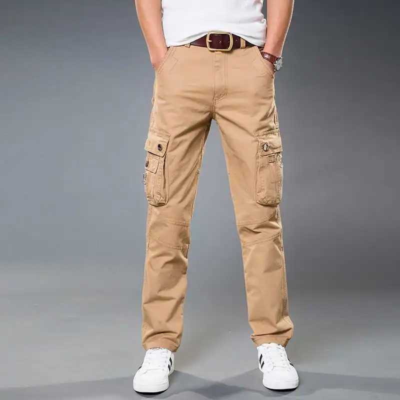 Pantalones para hombres Pantalones tácticos cálidos de lana de invierno Pantalones de algodón con cremallera Pantalones sueltos de carga verde militar Hombres Casual Plus Pantalones de herramientas gruesos tamaño 40 J231116