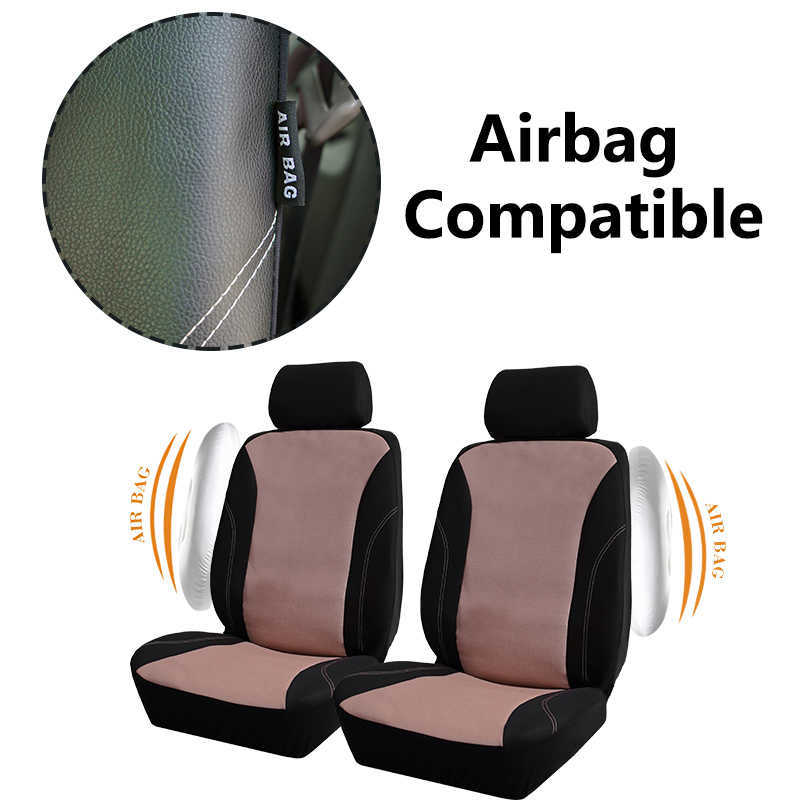 Nieuwe upgrade auto -accessoires meisjes pluche 2 voor autostoelbekleding covers uuniversale maat lederen jacquard volledige set met veilige riemtas