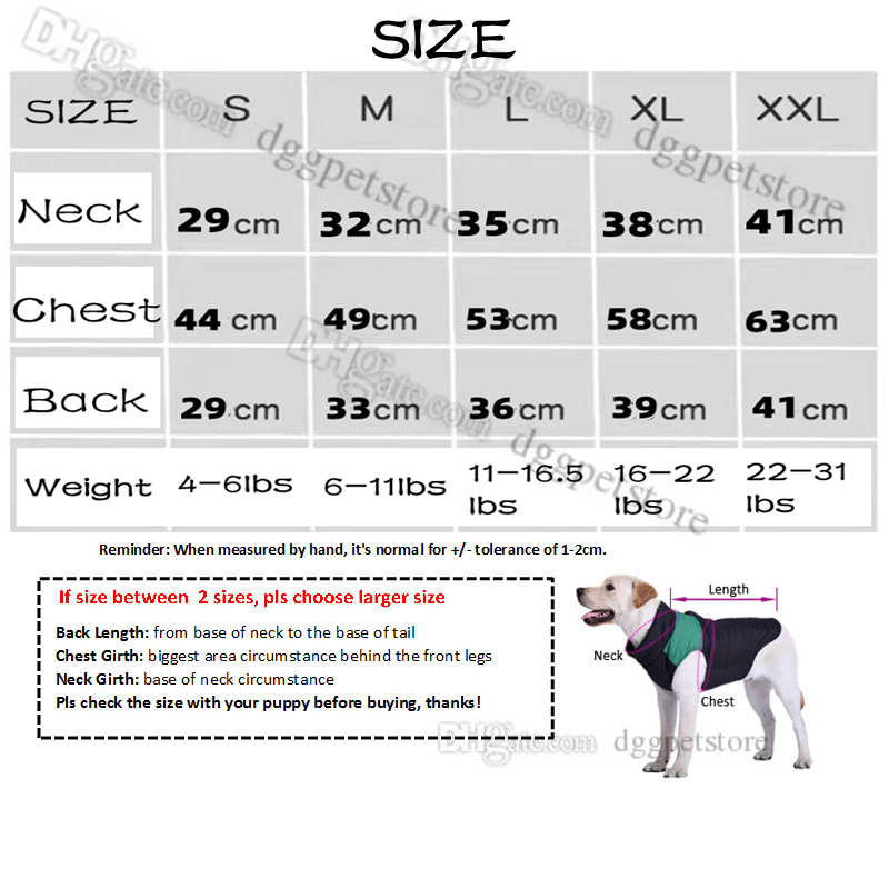 Designer Dogs Vêtements Brand Dog Apparel Soft Dog Fleece Sweat à sweat, Veste pour chiens chaude à chiens de chien à l'épreuve du vent, Veste pour chiens chaude coton, gilets pour animaux de compagnie par temps froid pour petit chien A941