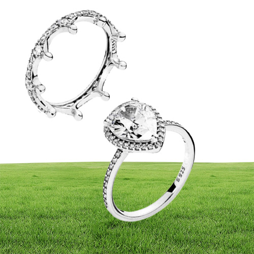 925 Sterling Silver Fashion Designer Jewelry Women Rings ringar Diamond Ring Wedding Engagement Ring for Women5832145