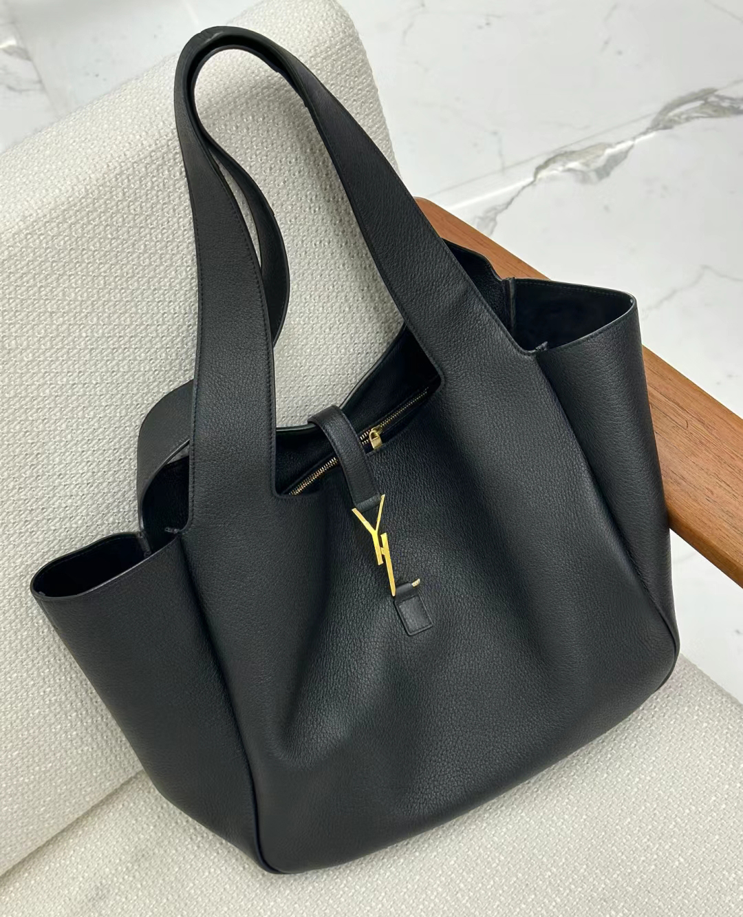 Shoulder Bags S BEA Hans Horizontal Tote Bags Large Capacity Genuine Leather Totes Stylish Shoulder Shopping Bag Women Wallet New Fashion Designer