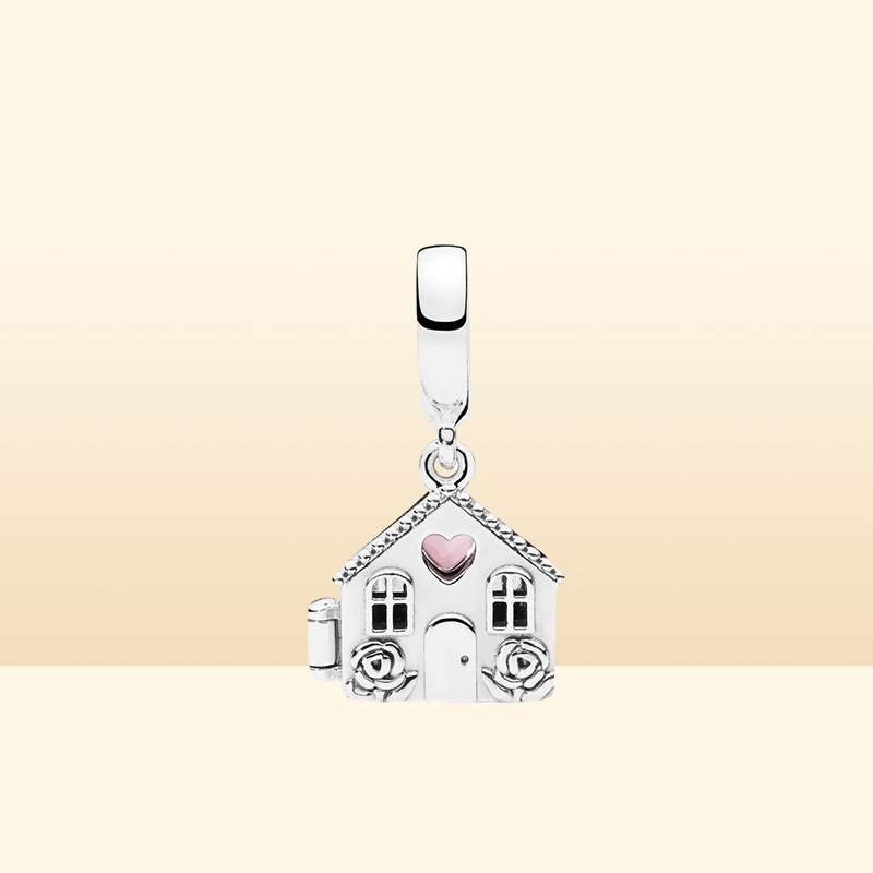 Sweet Home Ny ankomst 925 Sterling Silver Mom's House Dangle Charms Fit Original European Charm Armband Women Wedding Engagement Jewelry1071370