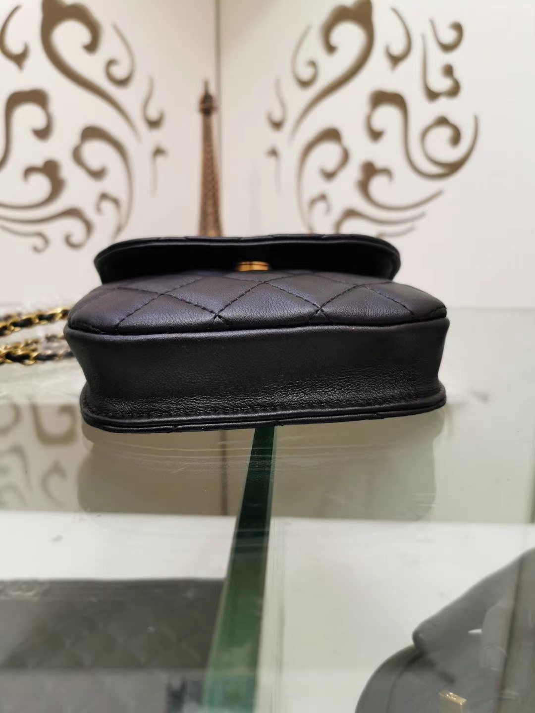 Luxury Shopping Top Designer Women 10A Top Tier Quality Flap Bag Luxury Designer 15CM 10CM Real Leather Lambskin Classic All Black Purse Quilted Crossbody Handbag