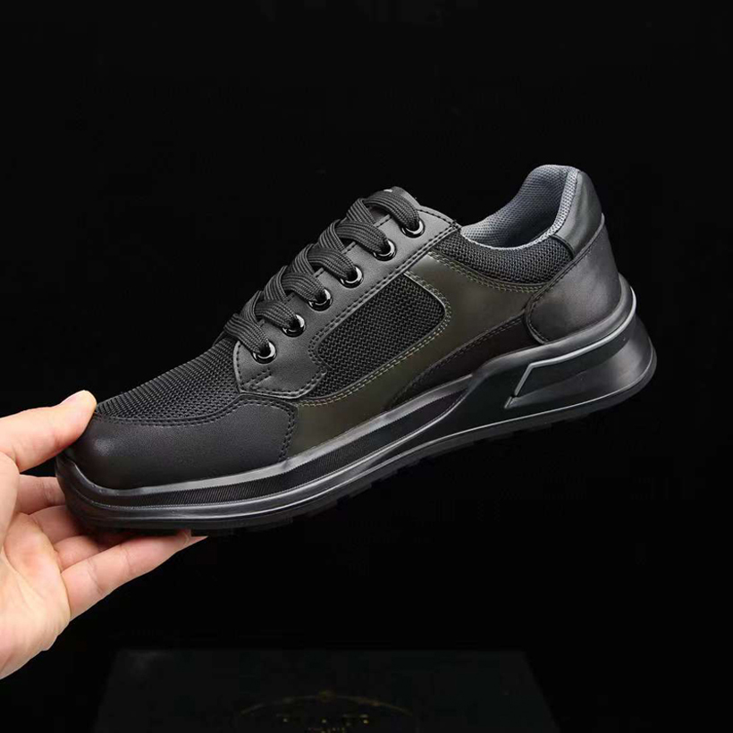 Berömda lyxiga män Flyblock Casual Shoes Running Sneakers Italy Originals Onyx harts Låga toppar Black White Mesh Leather Designer Breattable Athletic Shoes Box EU 38-45