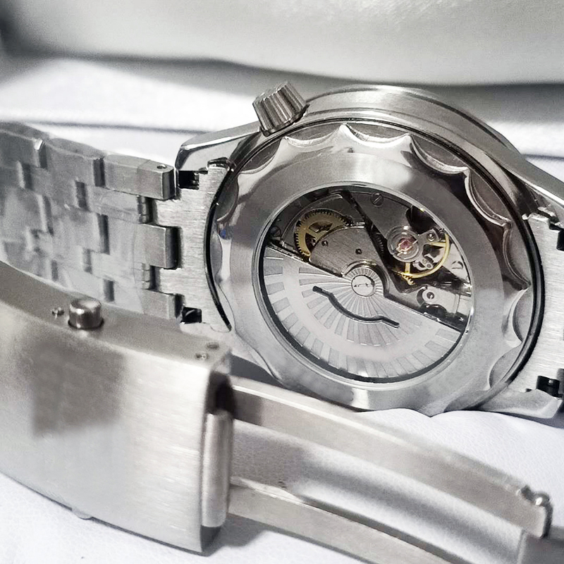Watch Ceramic Bezel Rologio Blue 42 mm mężczyzn męskie zegarki Męskie zegarki Automatyczny ruch mechaniczny Luksusowy zegarek zegarek Rologio Ceramiczny Automatyczny luksus, zegarek RZ1