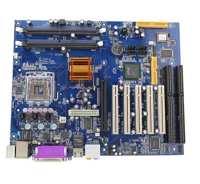 Nouvelle carte IPC pour Intel 945 DDR2 ISA Slot carte mère LGA775 5-PCI VGA LPT 2-LAN 2-ISA 2-COM CF 4-SATA carte mère industrielle 945GV
