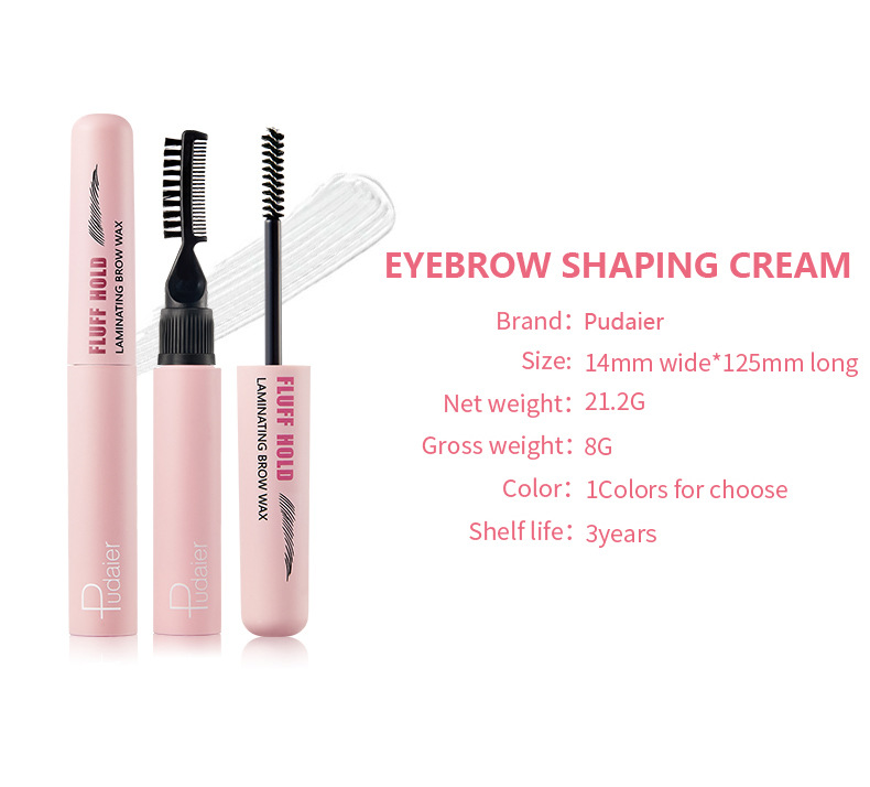 Gel pour sourcils, crème rehausseur de sourcils avec brosse, rehausseur de sourcils teint imperméable, maquillage professionnel, cosmétiques