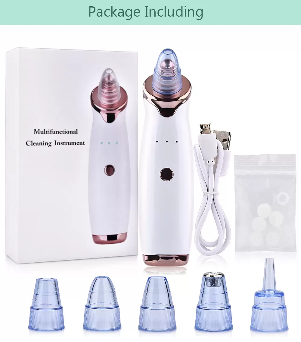 Ansiktspor Santoor tvålvakuumsug Blackhead Remover Skinvård Diamant Dermabrasion Machine Acne Pimple Borttagning Ansikten Clean Tool