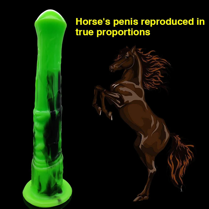 Anal Toys YOCY Liquid Silicone Horse Dildo Huge Animal Dong Butt Plug Erotic Dick Fake Penis Masturbation Anal Plug Suction Cup Sex Toys 231116