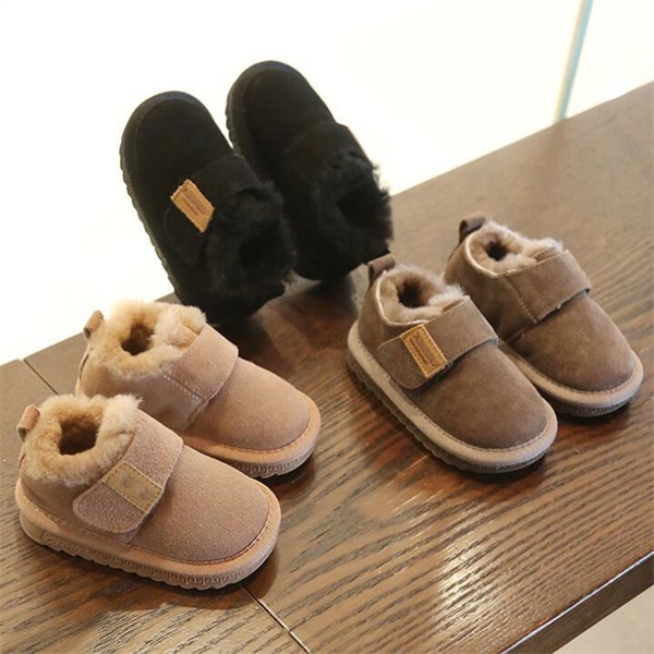 Baby-Baumwollschuhe, Winter, Kaschmir, warme Kinder-Schneestiefel, Jungen, Kinder-Baumwollstiefel, Kleinkinder, Lauflernschuhe