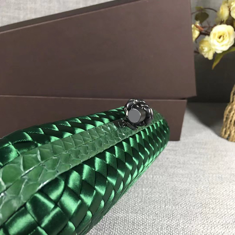 9a avondtassen Luxurys Handtassen Fashion Party Clutch Bag slangenhuid geweven vergulde lederen lederen patchwork zijden mobiele telefoon cosmetica portemonnee portemonnee kan worden geladen