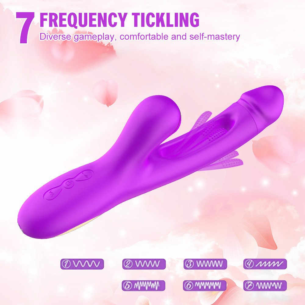 AAV 3 en 1 lapin vibrateur forte succion stimulateur de clitoris puissant tapotement G Spot vibrant gode masseur vibrateur pour les femmes