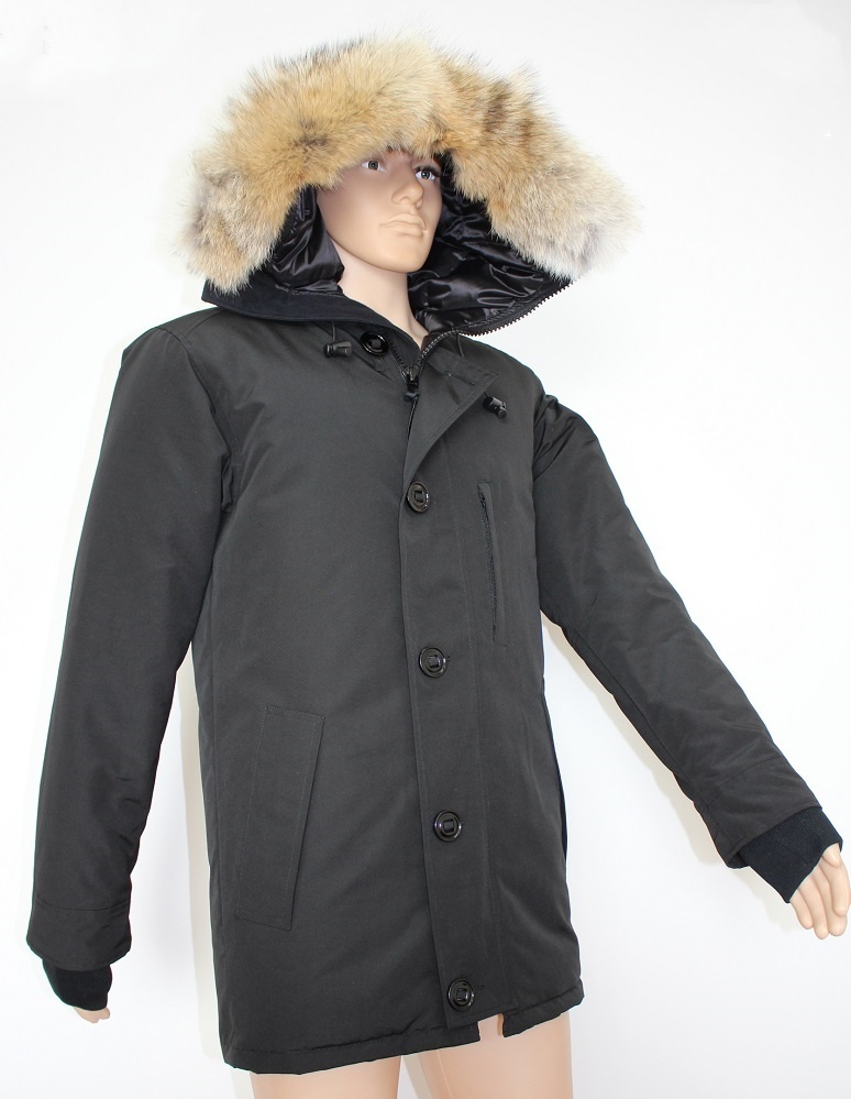 Piumini invernali da uomo Chateau etichetta nera Parka Real Raccoon Collo in pelliccia con cappuccio Cappotto Downs Parka caldo e spesso Rosso Outlet invernale Parka sportivo da esterno